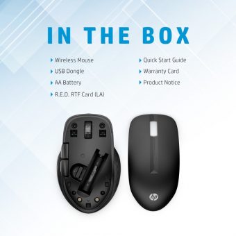 HP 430 Multi-Device Wireless Mouse Black 3B4Q2AA - Image 12