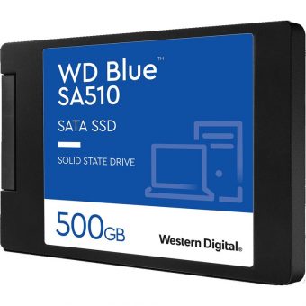 Western Digital Blue SA510 500GB 2.5" SATA III SSD WDS500G3B0A - Image 2