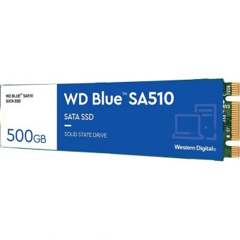 Western Digital Blue SA510 500GB M.2 SATA III SSD WDS500G3B0B - Image 2
