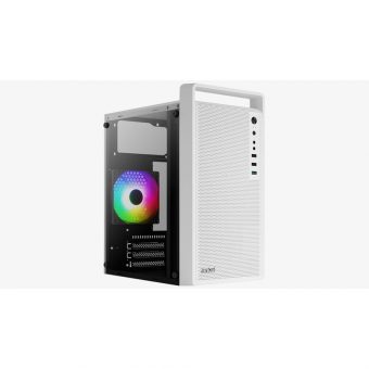 Aerocool CS-109 Mini Tower Tempered Glass White CS-109-G-WT-V1 - Image 3