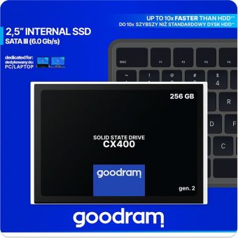 Goodram CX400 Gen2 256GB 2.5" SATA III SSD SSDPR-CX400-256-G2 - Image 6