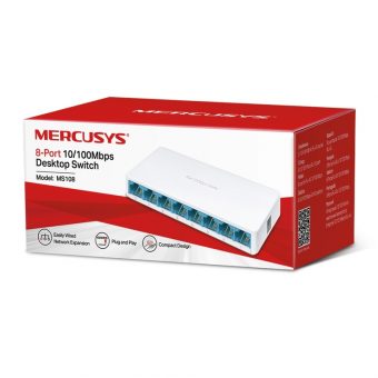Mercusys 8-Port Megabit Desktop Switch MS108 V3 - Image 4