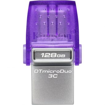 Kingston Data Traveler microDuo 3C G3 128GB USB-A/C 3.2 DTDUO3CG3/128GB - Image 3