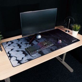 Sharkoon Skiller SGP30 Big Hex 3XL Gaming Mouse Mat Black 4044951032242 - Image 4