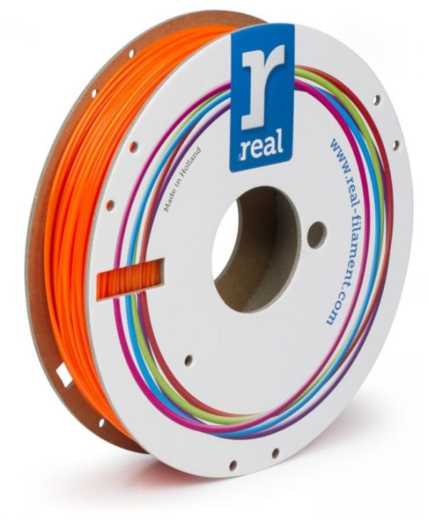 Real 3D Printer Filament PETG 1.75mm 0.5Kg Transulent Orange NLPETGORANGE500MM175