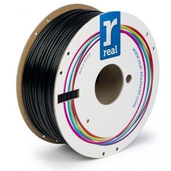 Real 3D Printer Filament PETG 2.855mm 1Kg Black NLPETGSBLACK1000MM300