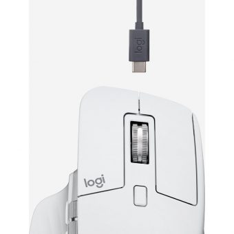 Logitech MX Master 3s Wireless Mouse Pale Grey 910-006560 - Image 8
