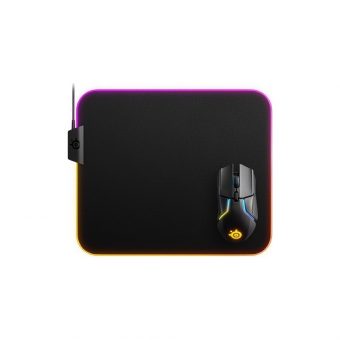 SteelSeries QcK Prism Cloth M Gaming Mousepad Black 63825 - Image 2