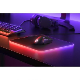 SteelSeries QcK Prism Cloth M Gaming Mousepad Black 63825 - Image 6