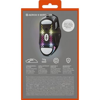 SteelSeries Aerox 5 Wired Gaming Mouse Black 62401 - Image 14