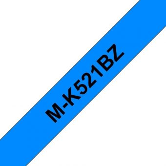 Brother Labelling Tape Cassette Black On Blue 9mm x 8m M-K521BZ - Image 2