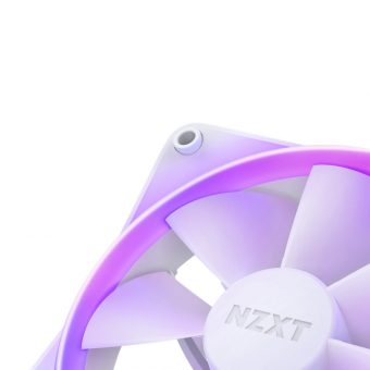 NZXT F140RGB 14cm 4-Pin PWM Case Fan White 2-Pack RF-R14DF-W1 - Image 3