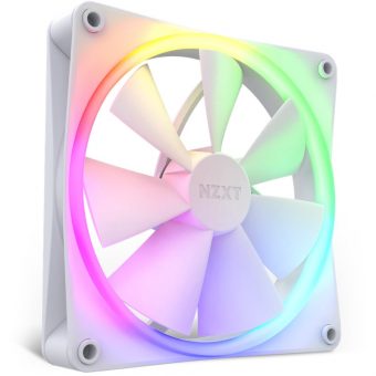 NZXT F120RGB 12cm 4-Pin PWM Case Fan White RF-R12SF-W1