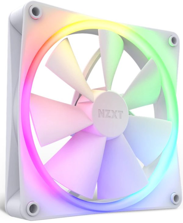 NZXT F120RGB 12cm 4-Pin PWM Case Fan White RF-R12SF-W1