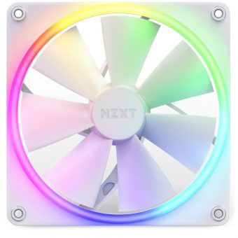 NZXT F120RGB 12cm 4-Pin PWM Case Fan White RF-R12SF-W1 - Image 2