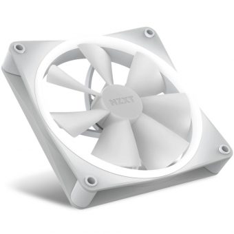 NZXT F120RGB 12cm 4-Pin PWM Case Fan White RF-R12SF-W1 - Image 5