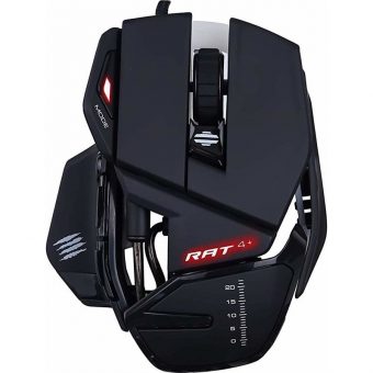 Mad Catz R.A.T. 4+ Wired Gaming Mouse Black MR03MCINBL000-0