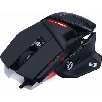 Mad Catz R.A.T. 4+ Wired Gaming Mouse Black MR03MCINBL000-0 - Image 3