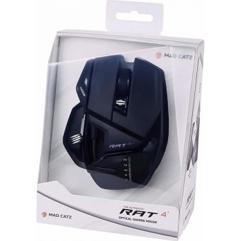 Mad Catz R.A.T. 4+ Wired Gaming Mouse Black MR03MCINBL000-0 - Image 6