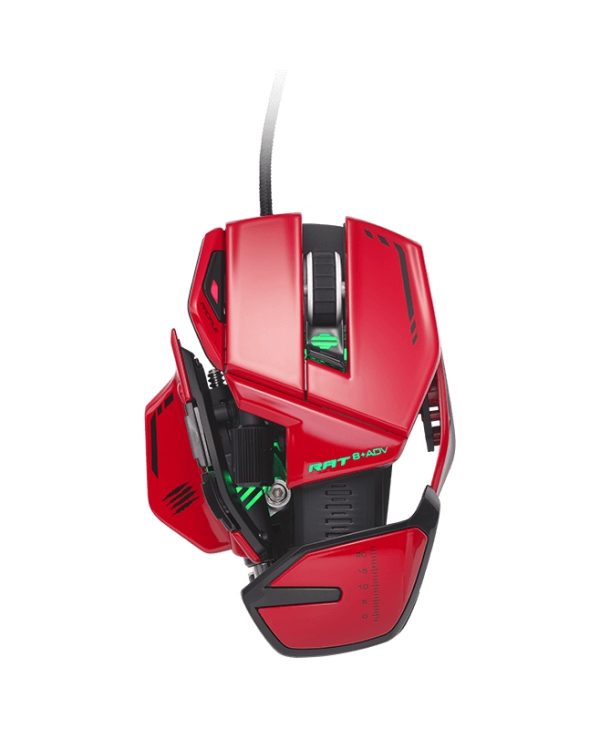 Mad Catz R.A.T. 8+ ADV Wired Gaming Mouse Red MR06DCINRD000-0