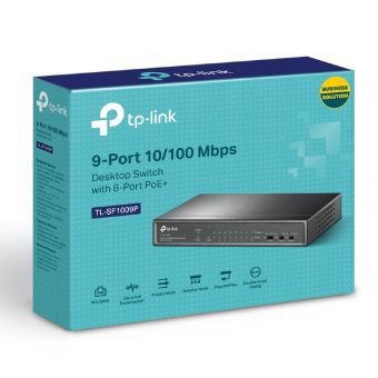 TP-Link 9-Port Megabit Desktop Switch with 8-Port PoE+ TL-SF1009P V3 - Image 8