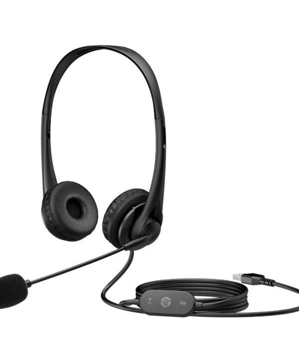 HP G2 Stereo Wired Headset Black 428K6AA