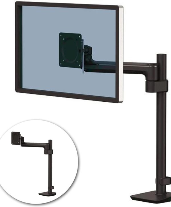 Fellowes Tallo Monitor Arm Up To 24" Black 8614901