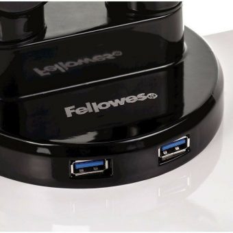 Fellowes Platinum Series Dual Monitor Arm Up To 27" Black 8042501 - Image 4