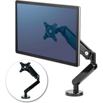 Fellowes Platinum Series Monitor Arm Up To 27" Black 8043301