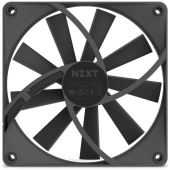 NZXT F140Q 12cm 4-Pin PWM Case Fan Black RF-Q14SF-B1 - Image 6