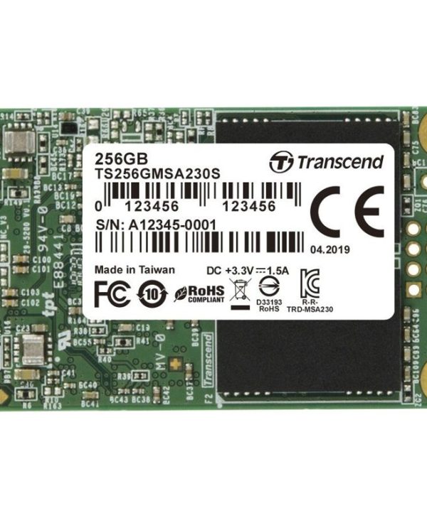 Transcend MSA230S 256GB mSATA SSD TS256GMSA230S