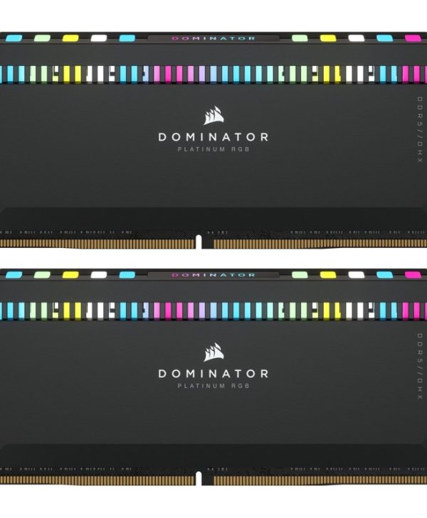 Corsair Dominator Platinum RGB 64GB (2 x 32GB) 5600MHz DDR5 Black CMT64GX5M2B5600C40