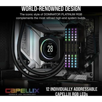 Corsair Dominator Platinum RGB 64GB (2 x 32GB) 5600MHz DDR5 Black CMT64GX5M2B5600C40 - Image 7