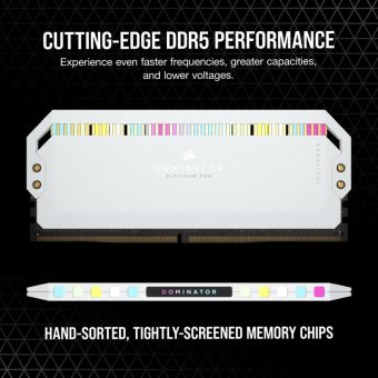 Corsair Dominator Platinum RGB 64GB (2x32GB) 5600MHz DDR5 White CMT64GX5M2B5600C40W - Image 7