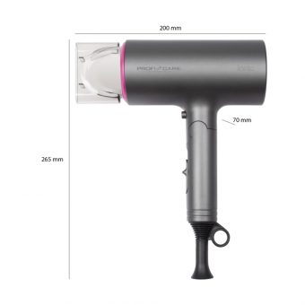 ProfiCare PC-HT 3073 Hair dryer Pink 4006160307313 - Image 4