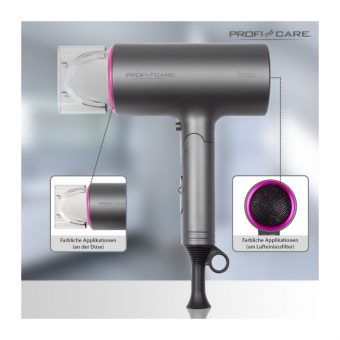 ProfiCare PC-HT 3073 Hair dryer Pink 4006160307313 - Image 6