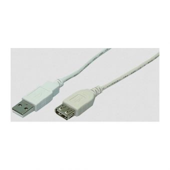 LogiLink Cable USB 2.0 M/F 3m Grey CU0011