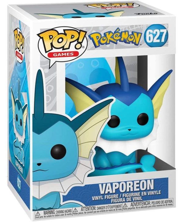 Funko Pop! Games: Pokemon - Vaporeon #627 Vinyl Figure 889698636971