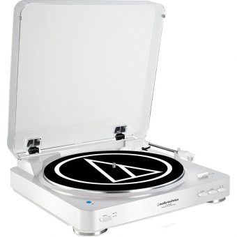 Audio-Technica AT-LP60XBTWH Turntable with Bluetooth White 4961310147297