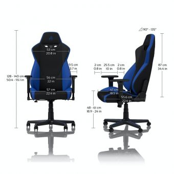 Nitro Concepts S300 Gaming Chair Galactic Blue NC-S300-BB - Image 8