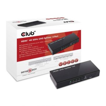 Club3D Adapter HDMI 2.0 4-Port 4K Splitter CSV-1380