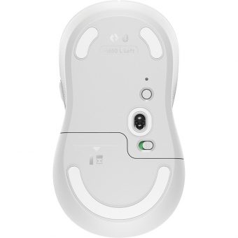 Logitech Signature M650 Large Wireless Mouse Left-Handed Off-White 910-006240 - Image 5