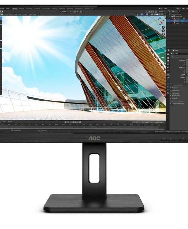 AOC U27P2CA 27" 4K IPS Monitor Black