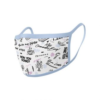 Pyramid Friends "Phrases" Face Covering Mask 2-Pack GP85574