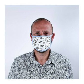 Pyramid Friends "Phrases" Face Covering Mask 2-Pack GP85574 - Image 2