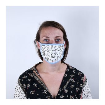 Pyramid Friends "Phrases" Face Covering Mask 2-Pack GP85574 - Image 3