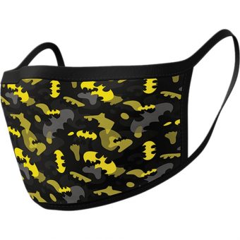 Pyramid DC Comics "Batman Logo Camo Yellow" Face Covering Mask 2-Pack GP85578