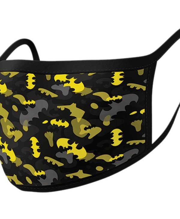 Pyramid DC Comics "Batman Logo Camo Yellow" Face Covering Mask 2-Pack GP85578