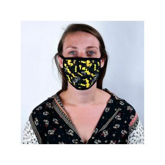 Pyramid DC Comics "Batman Logo Camo Yellow" Face Covering Mask 2-Pack GP85578 - Image 3