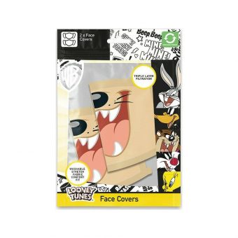Pyramid Looney Tunes "Taz" Face Covering Mask 2-Pack GP85565 - Image 3